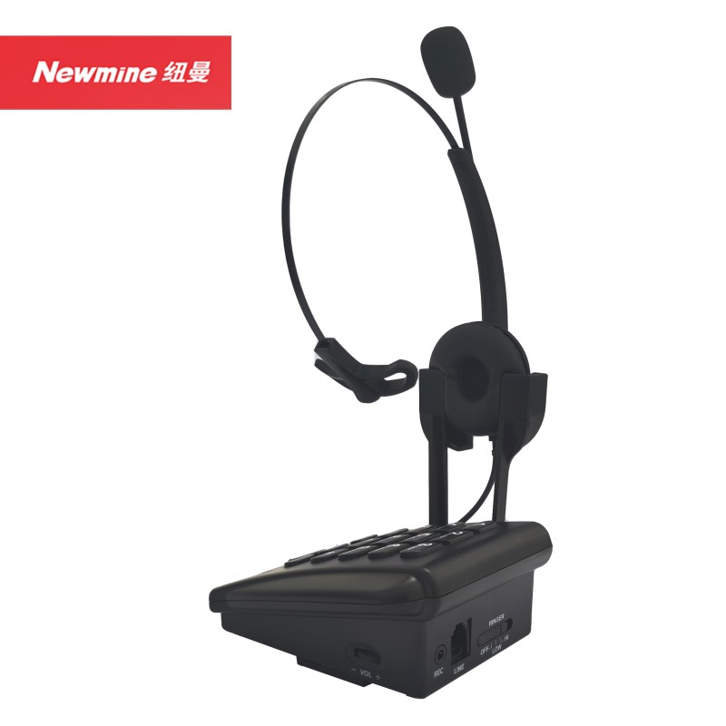 纽曼Newmine桌面式普通家用办公话机NM-H10来电显示功能简洁设计高清大图