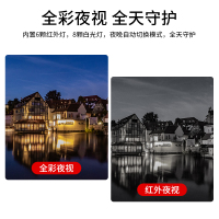 网络眼室外监控器摄像头 连手机远程360度全景无死角家用高清夜视防水