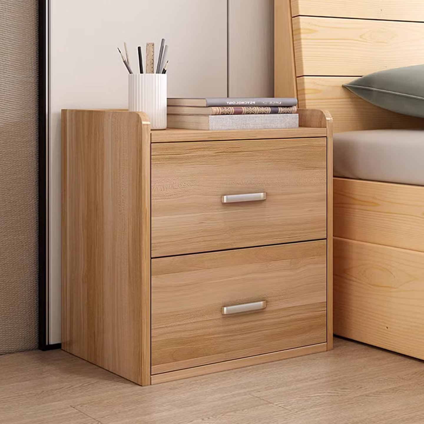 三圣床头柜卧室简约现代床边柜家用简易储物收纳柜高清大图