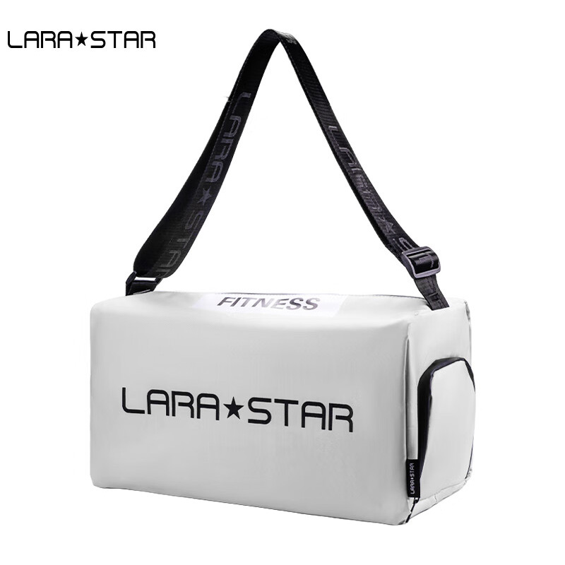 劳拉之星LS0007 健身包干湿分离 游泳包单肩防水斜跨运动包瑜伽包 云母灰