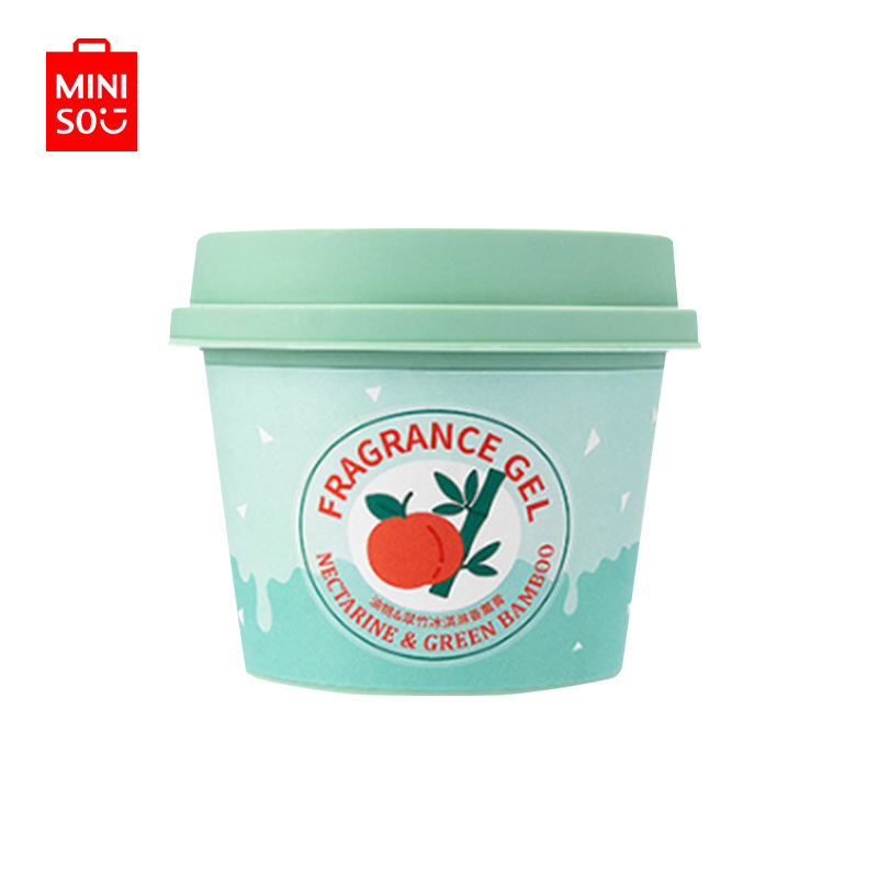 名创优品 (miniso) 油桃&翠竹冰淇淋香薰膏室内卫生间清新芬芳中和异味香包花果香