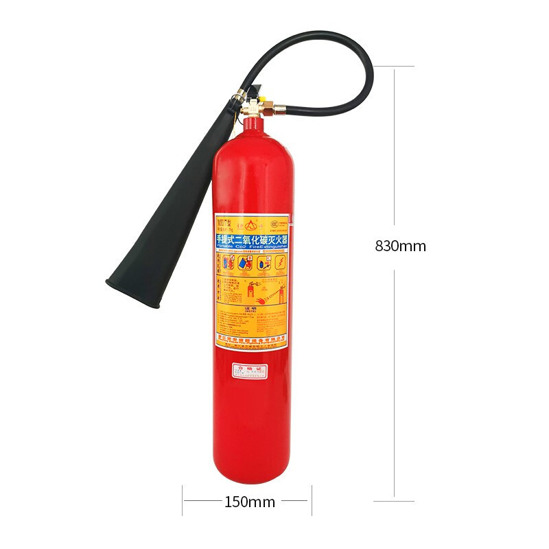 星浙安 MT/7 手提式二氧化碳灭火器5kg 机房电房精密仪器灭火器车载大车用
