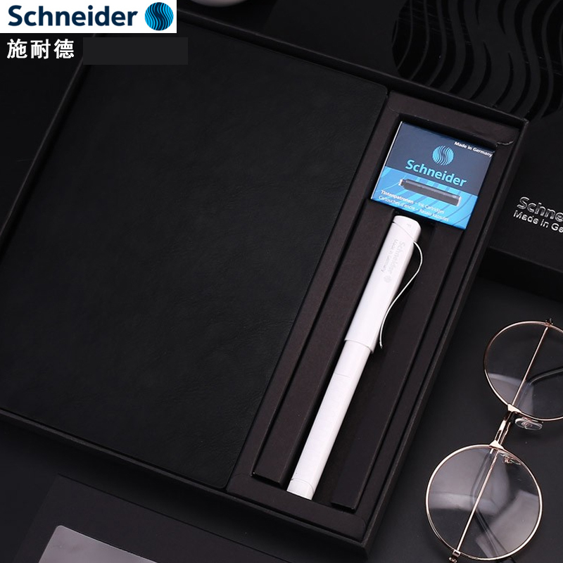 施耐德(Schneider)钢笔笔记本套装经典Base商务办公签字笔F尖