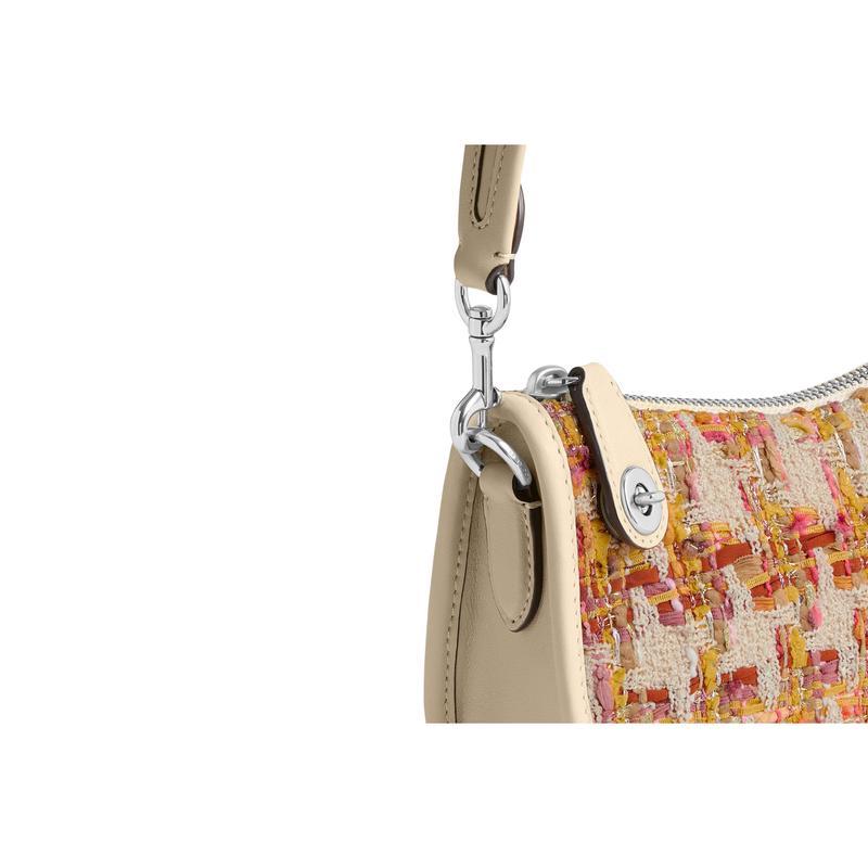 蔻驰coachswinger20intweed专柜海外美国直邮蔻驰新款链条老花腋下包