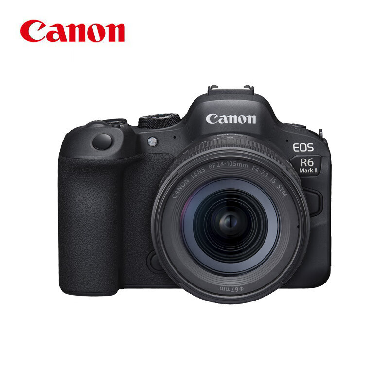 佳能(Canon)R6二代相机 RF24-105mm STM镜头 +闪迪64GB存储卡及读卡器+绿巨能佳能E6NH电池