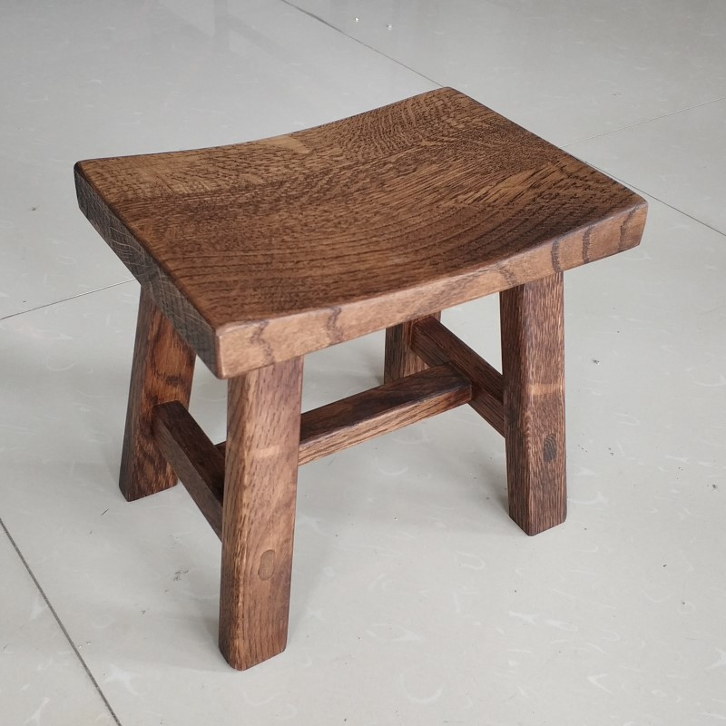 创意小木凳闪电客木头凳子矮凳白橡木客厅木小方凳大人结实小板凳