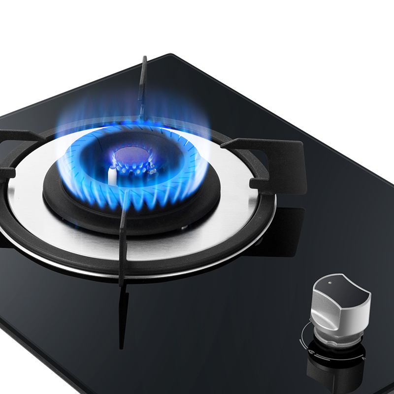 红日(RedSun)钢化玻璃台嵌两用燃气灶天然气灶单灶液化气灶煤气灶家用EA001B(天然气)高清大图