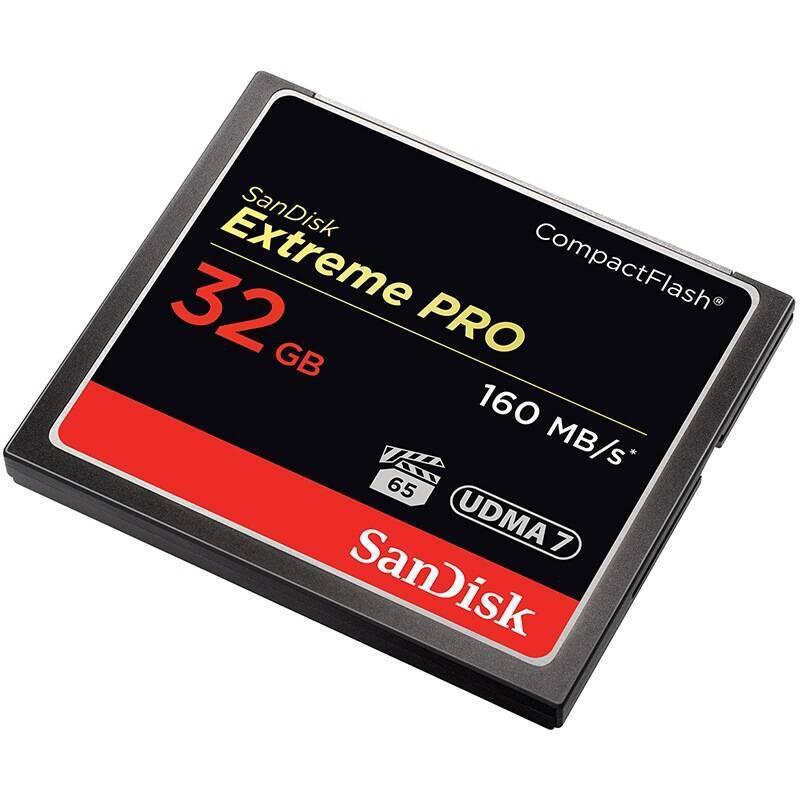 闪迪(SanDisk)32GB CF卡 UDMA7至尊超速读160MB/s写150MB/s单反相机存储卡 支持4K