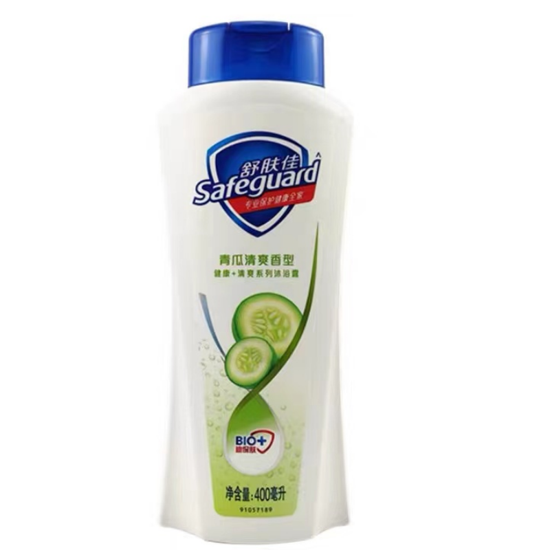 舒肤佳青瓜清爽香型沐浴露800ml( 400ml*2瓶)男女士沐浴乳沐浴液无皂基pH中性温和易冲洗 健康清爽系列高清大图