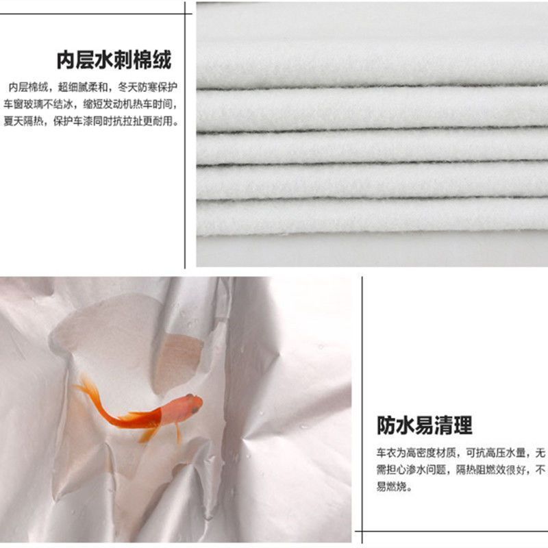 美帮汇订做专用汽车遮阳车棚防晒防雨加厚车衣车罩家用可伸缩帐篷车库 日产或启辰专用（请留言车名