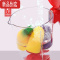 真智力儿童迷你榨汁机打炸果汁机玩具破壁水果女孩咖啡过家家电仿真豆浆 红色 咖啡机仿真食物