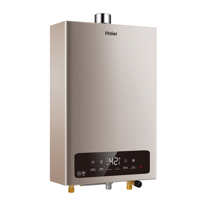 Haier/海尔16升燃气热水器JSQ31-16YC6(12T) 水气双调恒温 智能随温感 静音运行 智能变升