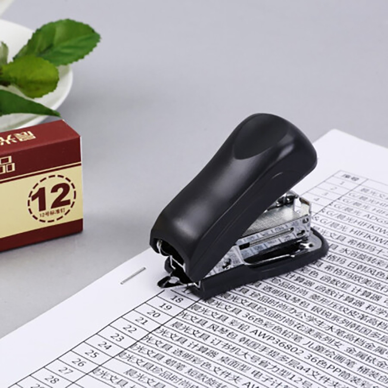 晨光ABS91668 文具12#小型便携订书机 优品系列学生办公迷你订书器组合套装(订书器+订书钉)
