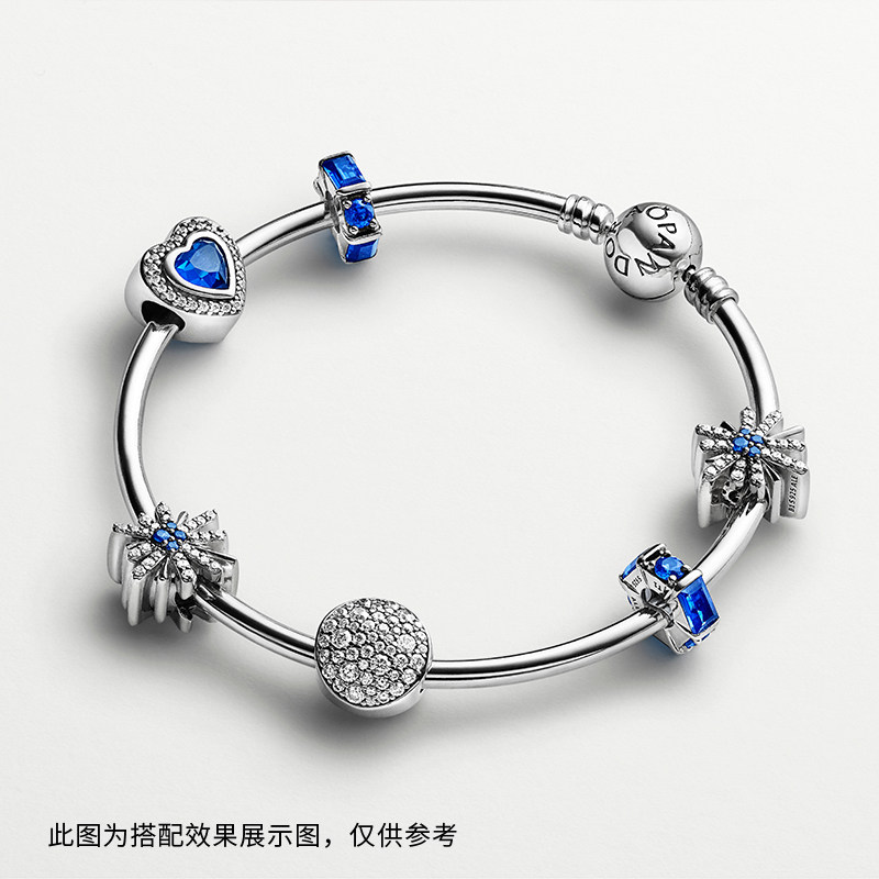 PANDORA潘多拉 925银串饰耀目烟花 797518NCB 797518NCB可搭配手链项链高清大图