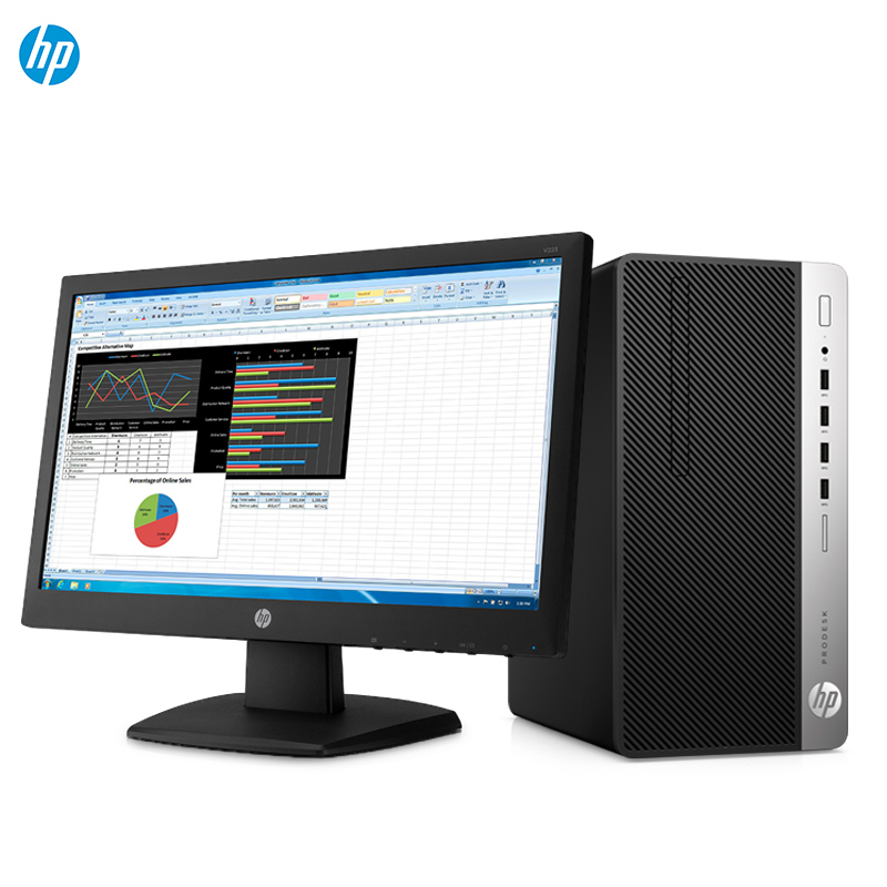 惠普(HP)480 G5商用台式电脑 20.7寸(I5-8500 8G 256GSSD DVDRW Win10H)