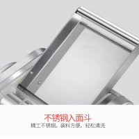 俊厨RSS-200不锈钢压面机免拆刀揉面机家商用电动全自动面条机厨具包子皮切面机饺子馄饨皮擀面皮机制面机挂面宽窄圆轧面机