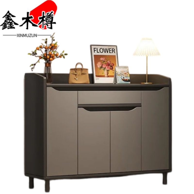 鑫木樽鞋柜4门4层个高清大图