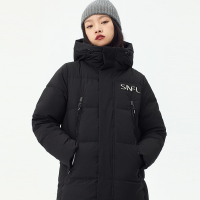 雪中飞女士简约加厚中长款羽绒服X10140060G