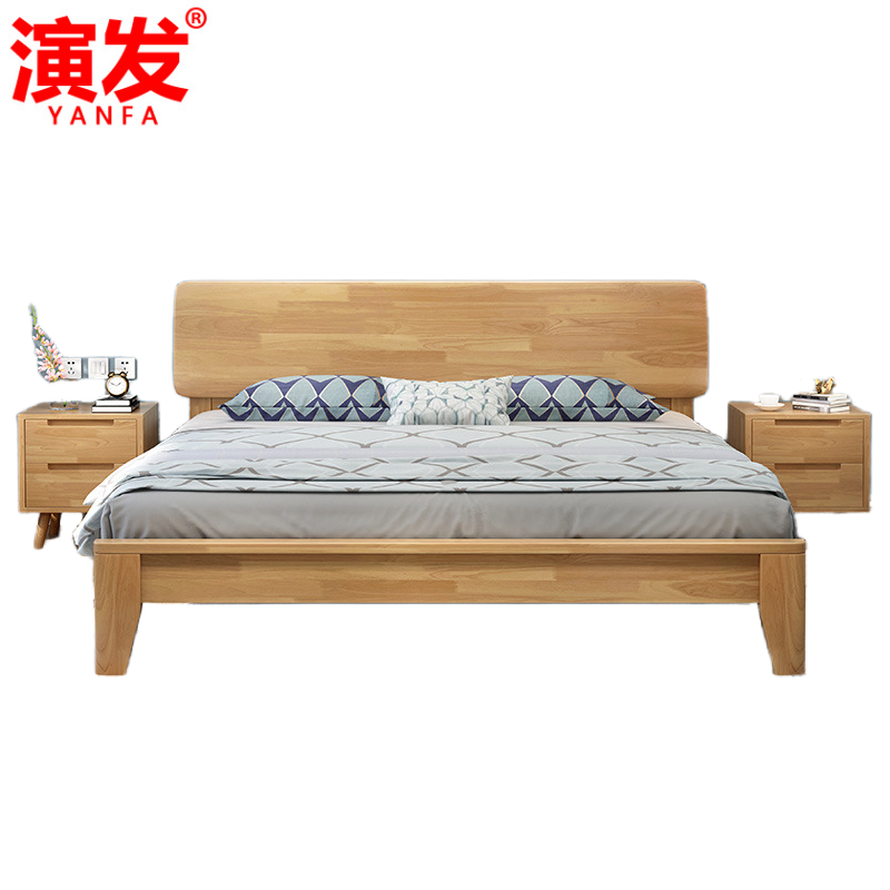 演发 床+2柜+10cm床垫 1.2米 套高清大图