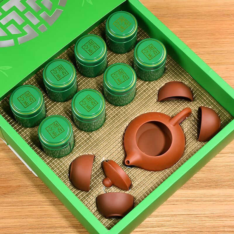 铁观音乌龙茶清香型新茶罐装礼盒装茶叶共200g送玻璃杯 铁观音200g(送杯)