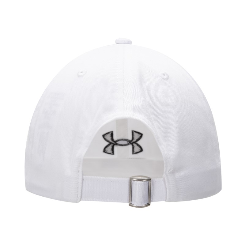 安德玛男帽新款户外鸭舌帽透气休闲运动帽时尚棒球帽1369783-100 ZP高清大图