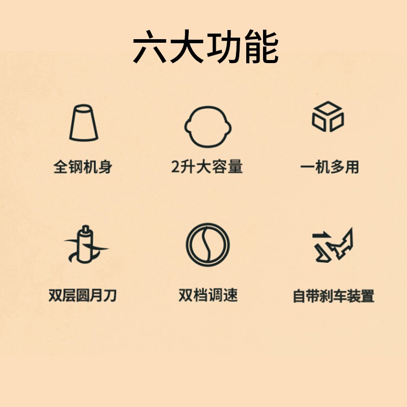 九阳 绞肉机料理机2L S20-LA750高清大图