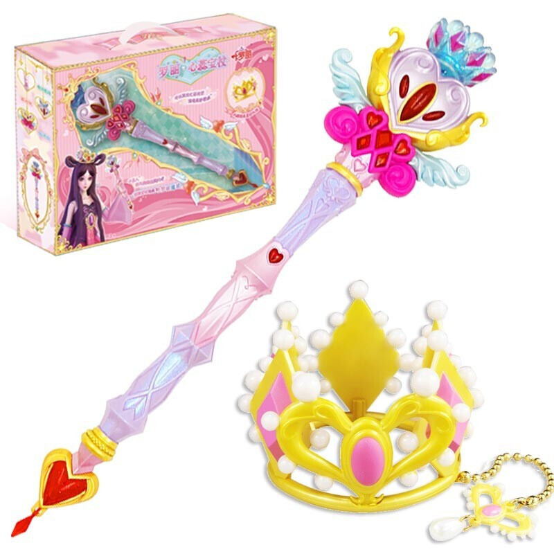 正品精灵梦叶罗丽魔法棒罗丽变身器心蕊宝杖叶萝莉夜萝莉女孩玩具魔法