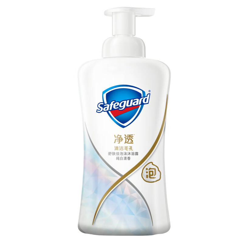 舒肤佳纯白清香泡沫沐浴露500ml