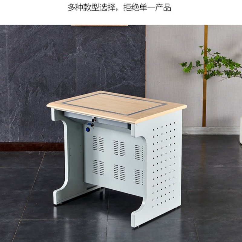 指臣电脑翻转桌双人台高清大图