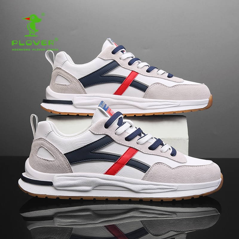 香港啄木鸟plover休闲鞋男透气2021新品鞋子男鞋休闲鞋男潮流百搭小白