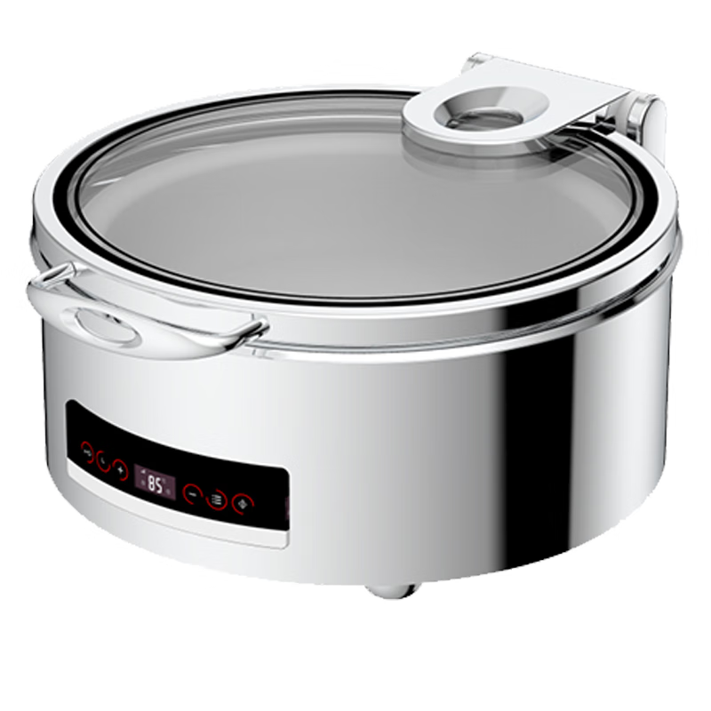 新力士电加热300W精准温控圆形自助餐炉W21-36HLM07(6.8升)