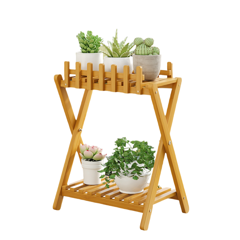 铭思达折叠花架49*32*62.5cm个高清大图