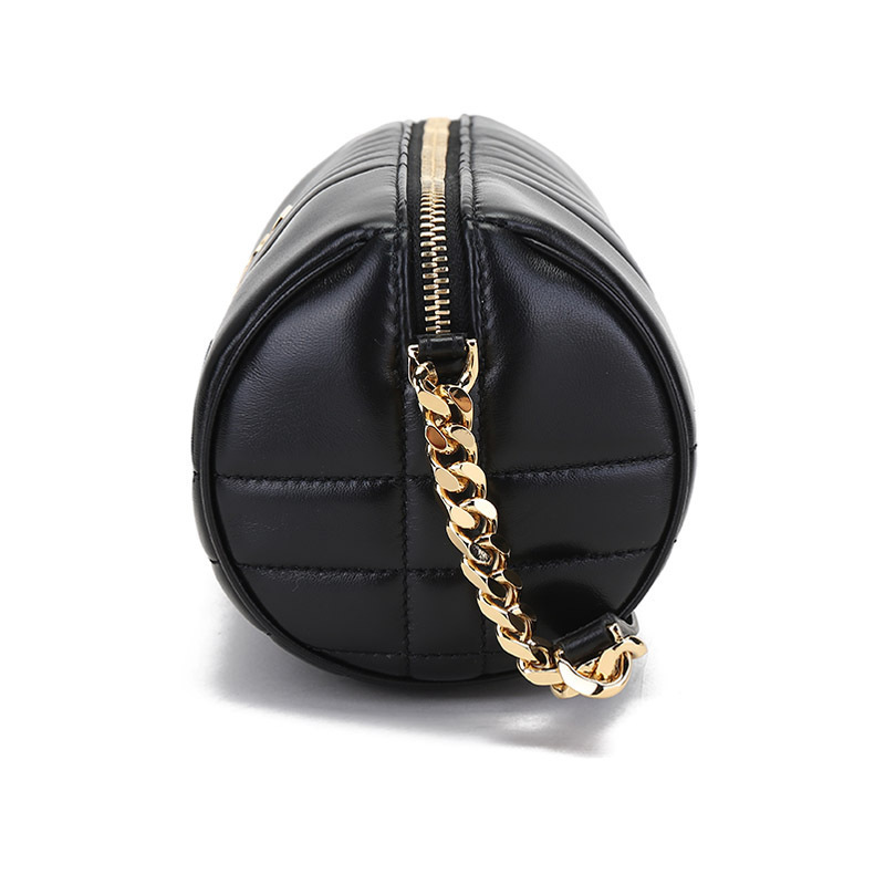 burberry博柏利女款羊皮lola萝纳巴瑞尔包单肩斜挎包圆筒包80492191