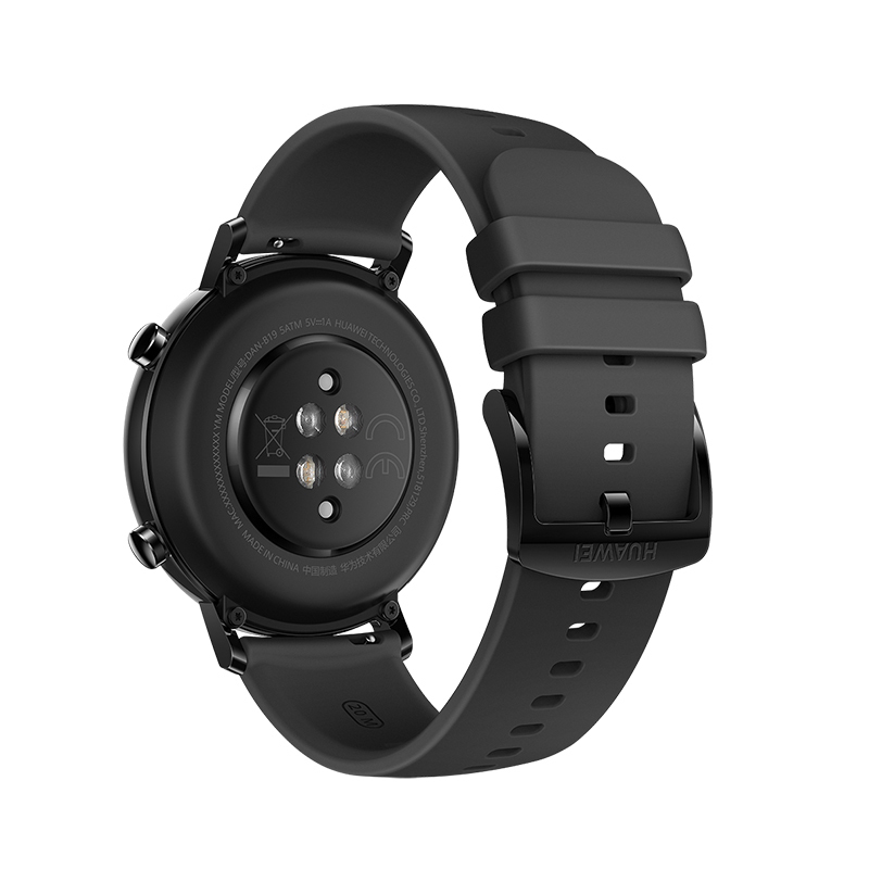 HUAWEI WATCH GT 2 运动款 幻夜黑(42mm)麒麟A1芯片 强劲续航 专业运动 心脏健康 表盘市场