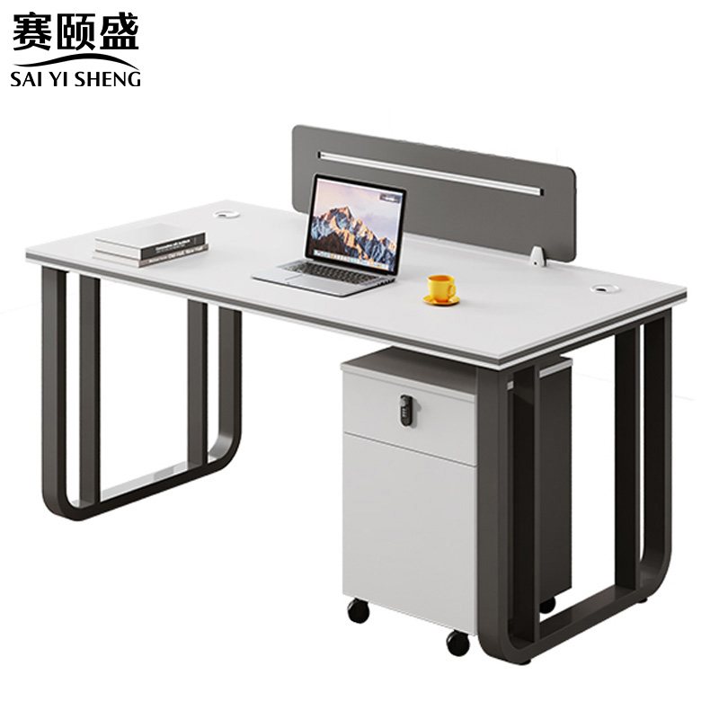 赛颐盛办公桌带柜120*60*75CM套高清大图