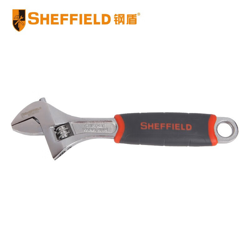 钢盾(SHEFFIELD) S016712 套柄铬钒钢活动扳手12寸【家用】