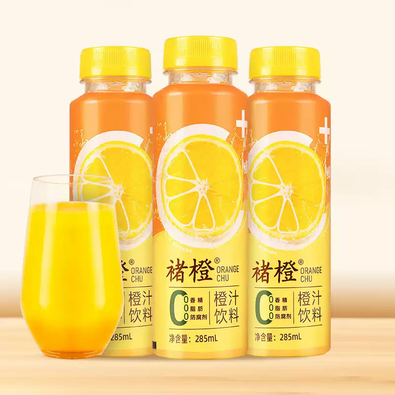 褚橙 橙汁礼盒 285ml*12瓶 箱高清大图