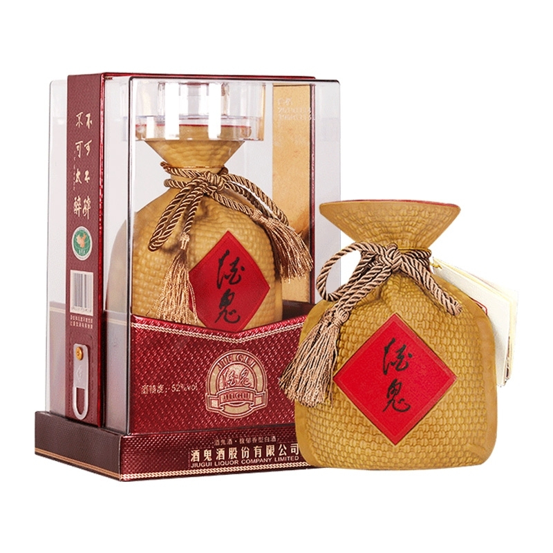 酒鬼酒透明装52度500ml馥郁香型白酒单瓶装视频