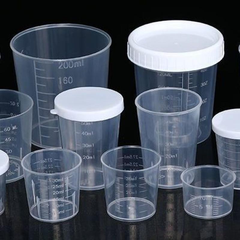 量杯带刻度量筒厨房烘培奶茶器具小工具塑料量具 食品级【抗摔防爆】加厚pp材质;A250ml+500ml*#（无盖）