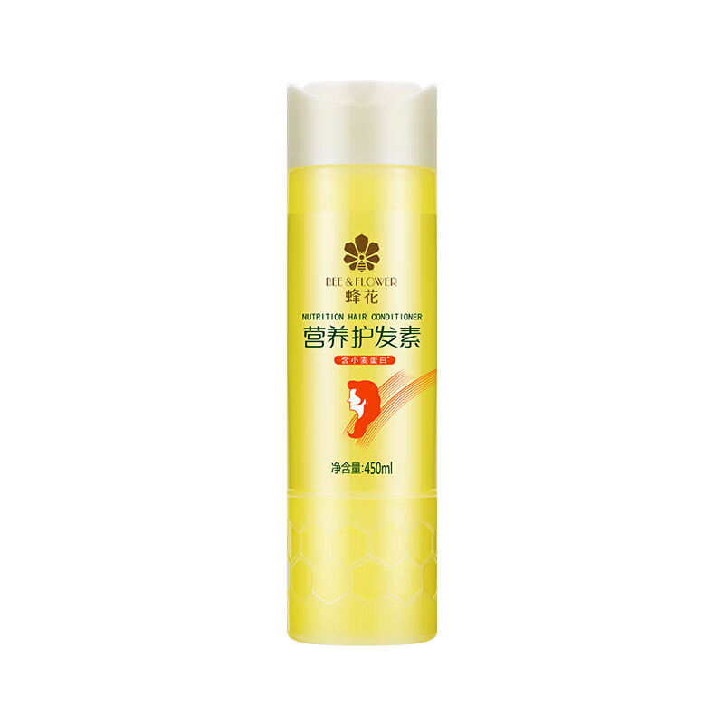 蜂花柔顺护发素450ml小麦蛋白营养润发乳修护毛躁干枯补水高清大图
