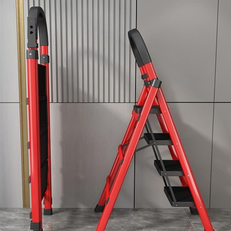 理线家拆叠梯子梯子家用折叠梯加厚碳钢人字梯移动楼梯梯家用多功能