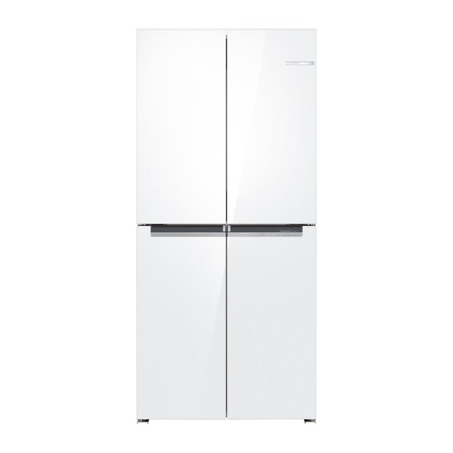 博世 K6C82VA20C 全域智净 活氧版 十字门冰箱 530L白色玻璃门 微嵌高清大图