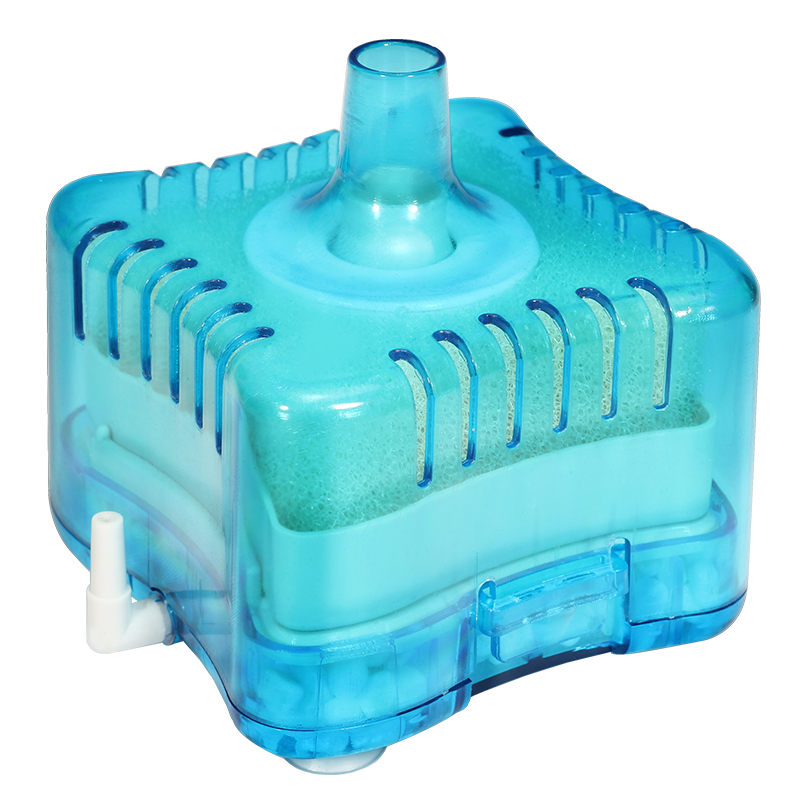 迷你吸便器过滤器圆形氧气泵鱼缸过滤器过滤设备小型反气举高清大图