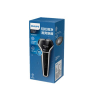 飞利浦（PHILIPS）剃须刀 充电式电动刮胡刀 荷兰原装进口刀头 独立浮动刀头自动研磨 色和黑色S111