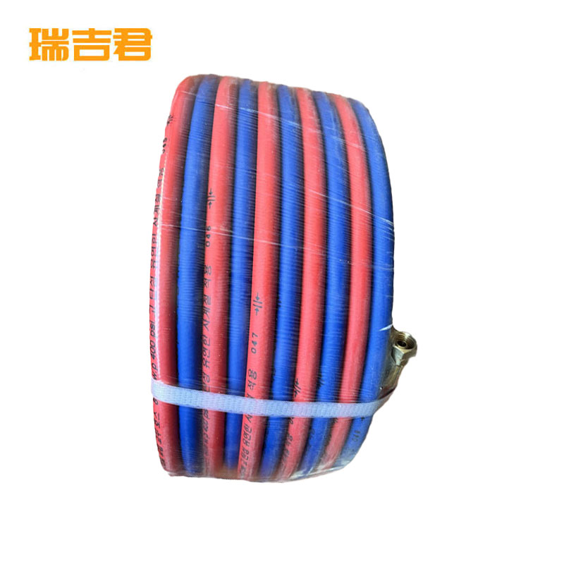 瑞吉君 氧气乙炔双色连体管 30m 卷高清大图