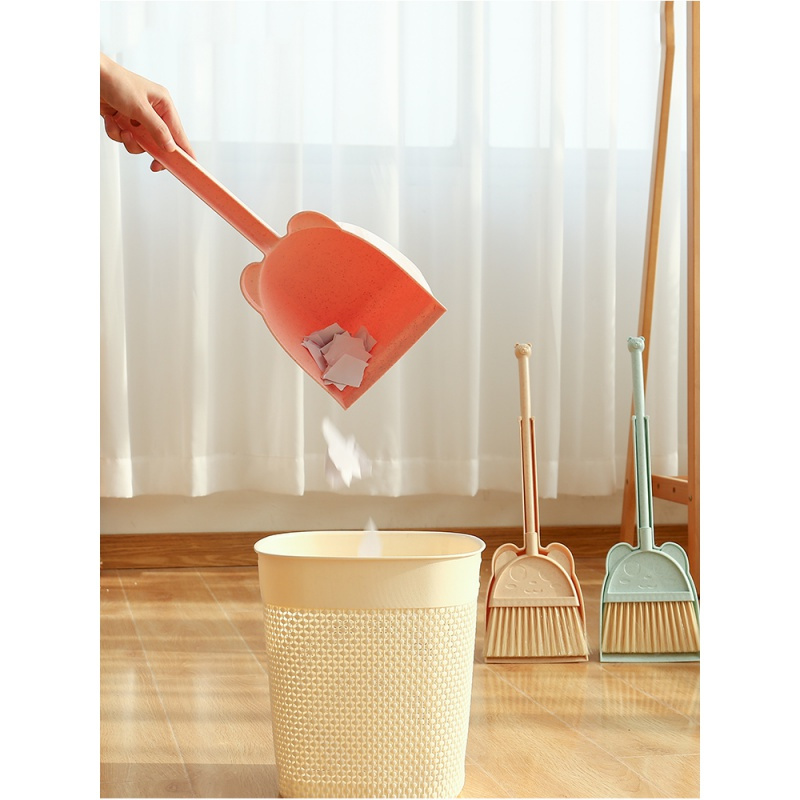 儿童小扫把簸箕套装学习扫地工具家用笤帚软毛扫帚撮箕组合