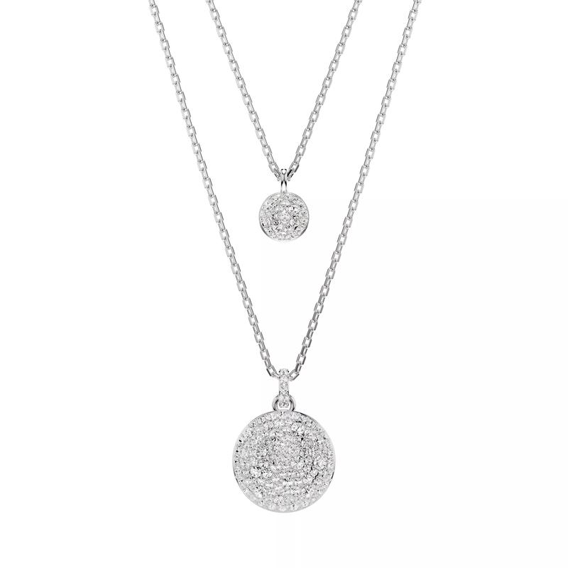 施华洛世奇(SWAROVSKI)Swarovski新款短项链女款叠戴项链金属合金高清大图