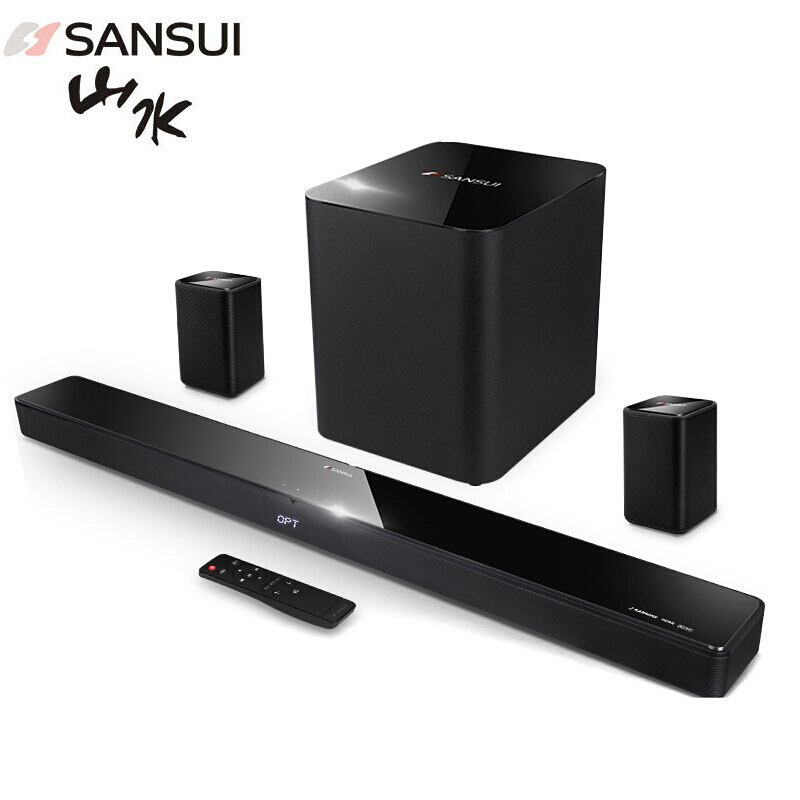 山水（SANSUI） 95E家庭影院音响套装 电视音响回音壁 家用电视音箱 客厅蓝牙无线环绕影院
