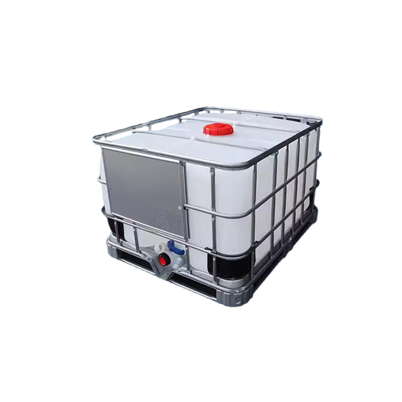 迅迈 全新白色卧式500升 吨桶 水桶 化学品化工桶 120*100*75cm 单位 ;个