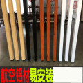 立柱隔断木北欧铁艺屏风办公室隔断竖条格栅客厅实木玄关隔断墙